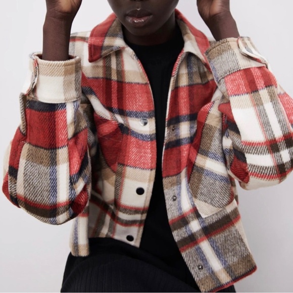 Zara plaid shaket - Picture 4 of 8